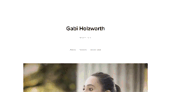 Desktop Screenshot of gabiholzwarth.com
